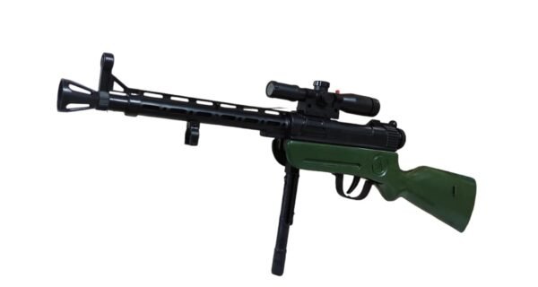 BabyGo Big Size Toy Gun for Kids with Laser Light (25 Inches) (Black) - Image 3