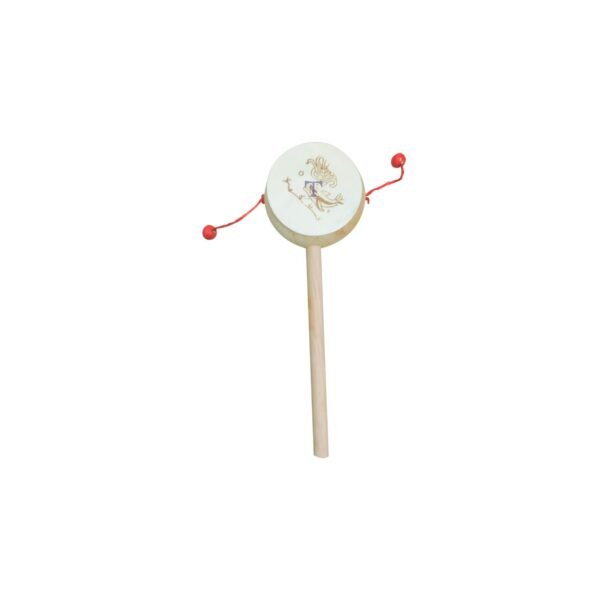 Colourful Wooden Baby Rattle Toy - Hand Crafted Rattle Set for Kids - Musical Toy for Newly Born(Pack of 3) White, TIK Small, cho Rattle - Image 4