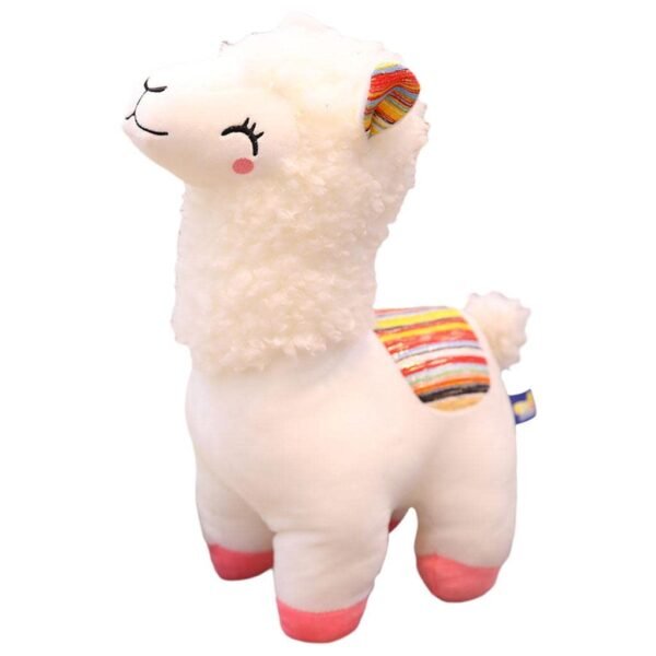 bnf® Cute Alpaca Plush Toy Stuffed Animal for Office Decor for Kids Adults White 25cm Baby | Toys for Baby | Plush Baby Toys - Image 6
