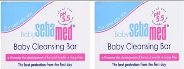 Sebamed Baby Cleansing Bar 150 gm|pH 5.5 |Newborn bathing|Soap Free|Tear Free| - Image 6