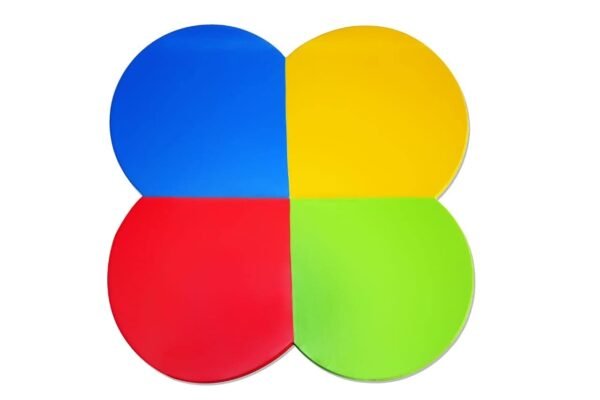 saifhandicrafts Wooden Apple Balance Board (3-8 Years) - Indoor & Outdoor Activity Fitness Toy for Kids (Multi colour) - Image 2