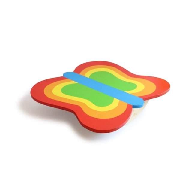 Wooden Butterfly Balance Board (3-8 Years) - Indoor & Outdoor Activity Fitness Toy for Kids - Image 3