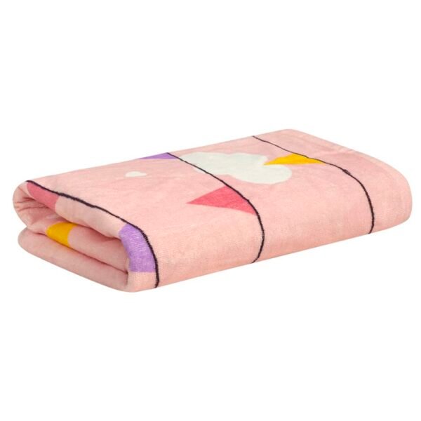 Wakefit Baby Towel for New Born | 380 GSM | Baby Bath Towel, Bath Towel for Kids, Stella Cotton (Set of 1, Peach) - Image 3