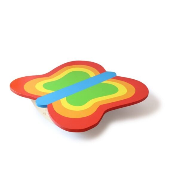 Wooden Butterfly Balance Board (3-8 Years) - Indoor & Outdoor Activity Fitness Toy for Kids