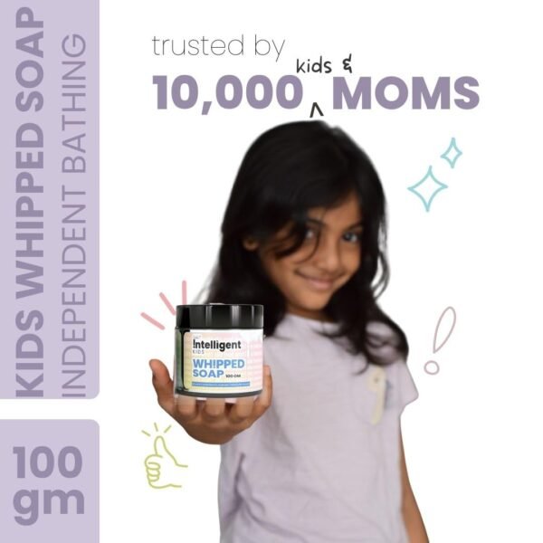 Tuco® Kids Whipped Soap 100gm with Coconut, Almond and Soap Butter for Independent Bathing - Image 5