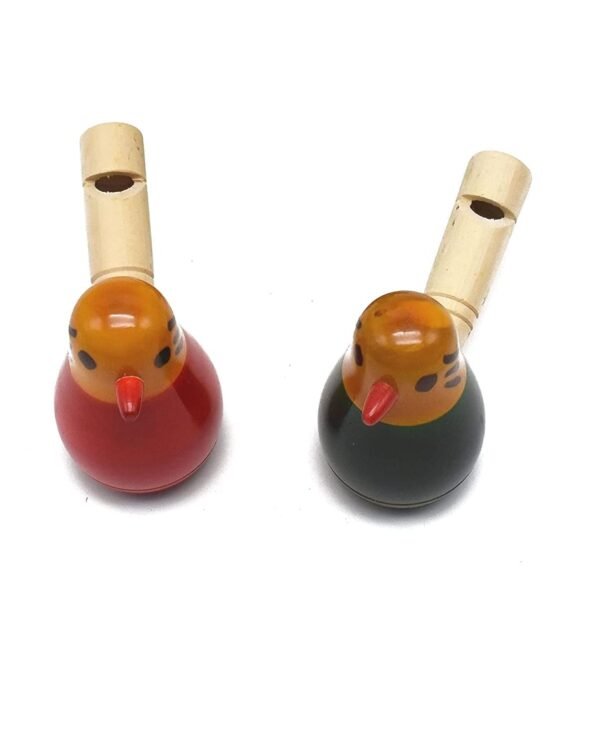 Wooden Bird Whistle Toy for Kids ( 1 Year+) - Set of 2 pcs - Multicolor - Discover Sounds N