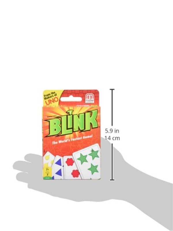Mattel Games Reinhards Staupe\'s Blink the World\'s Fastest Card Game for kids (Multicolour) - Image 3