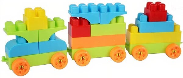 Train Building Blocks Game Set for 3-8 Years Old Kids Boys & Girls,Multi Color,200 Piece - Image 3