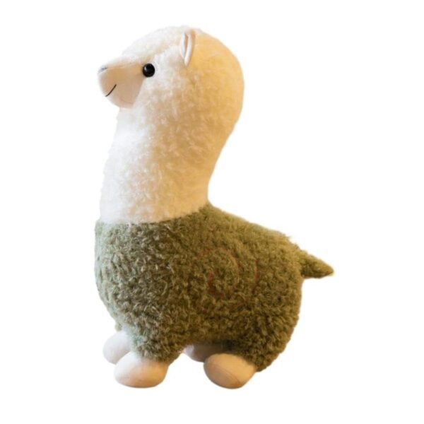 Toy Alpaca Stuffed Animals Ornament Companions Toy Children\'s Toy Plush Toy Doll Green 45cm