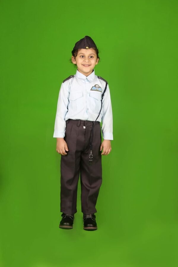 BookMyCostume Indian Air Force Defense Pilot Uniform Kids Fancy Dress Costume - Blue 3-4 years - Image 6