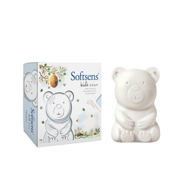 Softsens Assorted Pack of 4 Kids Soap | Gentle & Nourishing with Shea Butter & Milk Cream | Dermatologist Tested and Approved (75gm) - Image 5