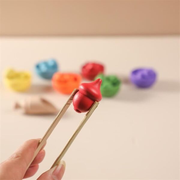 bnf® Balls in Cups Montessori Toy Wooden Sorter Game for Children Baby Boys Girls - Image 5