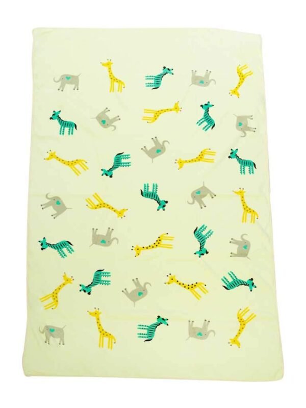 Mee Mee Micro Fiber Baby Bath Towel for New Born | Wash Cloth, Quick Absorbent, Extra Soft Cotton Towels for Kids/Toddlers/Infants/Babies, Pack of 1, Yellow 70X110 CM - Image 2