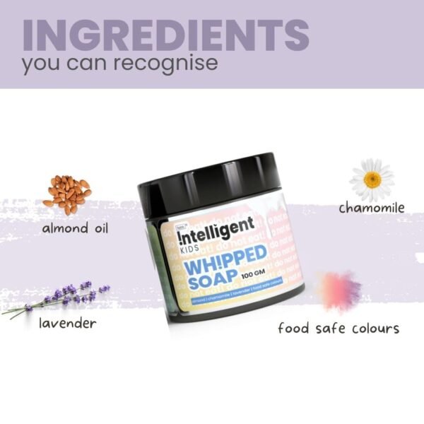 Tuco® Kids Whipped Soap 100gm with Coconut, Almond and Soap Butter for Independent Bathing - Image 3