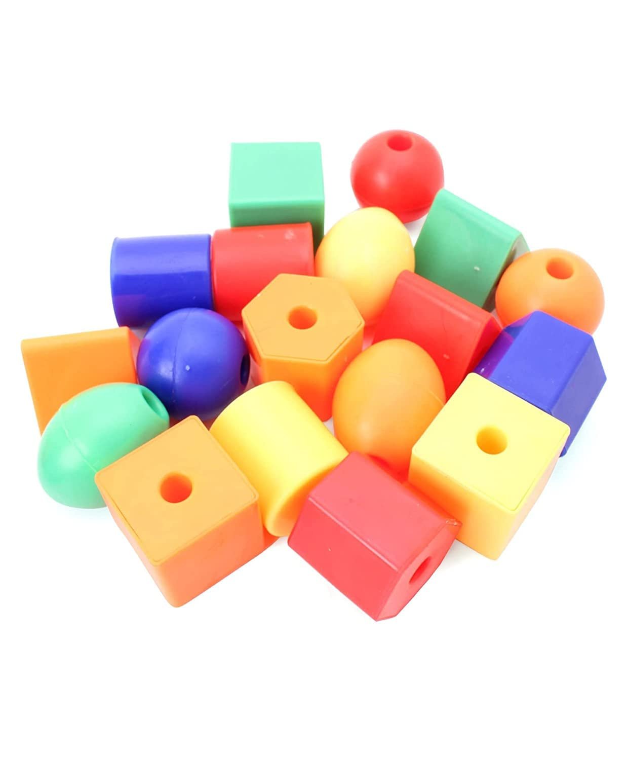 Little Fingers 3 in 1 Beads Play/Nuts & Bolts/Tower Blocks Combo Puzzle Sets Beads for Kids Early Learning, Multicolor - Image 5