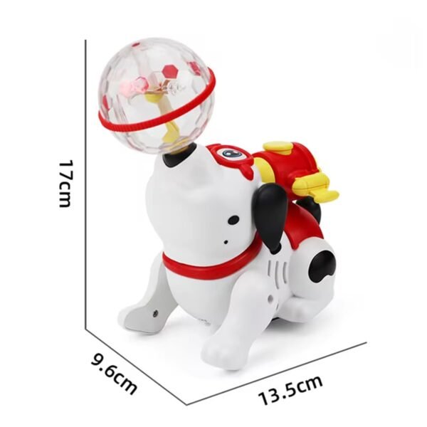 Dancing Dog Musical Toys for Kids Baby with Mist Smoke Spray Flashing Light Sound 360° Rotating Toys for Babies Children - Image 2