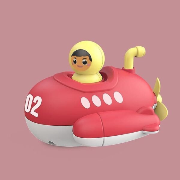 Swimming Bath Toys for Toddlers Kids Cute Floating Wind Up Water Toys for Babies 1 2 3 4 5 Years Boy Girl New Born Baby Bathtub Pool Toys Gift for Baby, Pack - 1 (Boat, 3) - Image 3