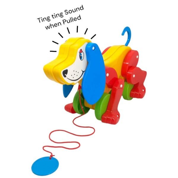 Pull Along Daddy Daisy Dog with a Wagging Tail and Ears Toys for Toddlers | Toys for 2 Year Old |Push and Pull Toys for Kids (DADY Daisy Dog) - Image 4