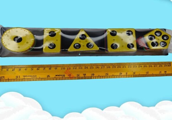 Geometric Plastic Blocks Toys, Shape Color Recognition Blocks | Matching Puzzle Stacker | Column Puzzle Stacking Educational Learning Toy for 1-3 Years Old Boys and Girls - Image 4