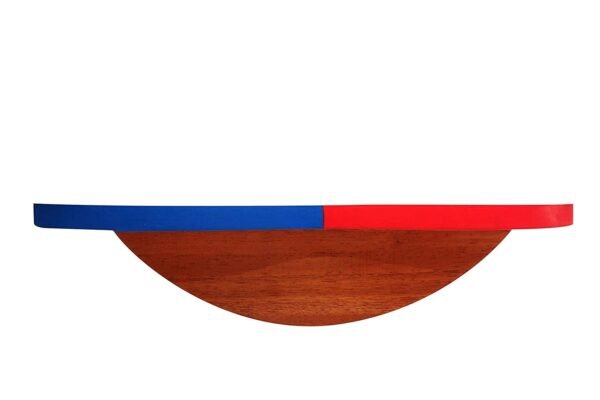 saifhandicrafts Wooden Apple Balance Board (3-8 Years) - Indoor & Outdoor Activity Fitness Toy for Kids (Multi colour) - Image 4