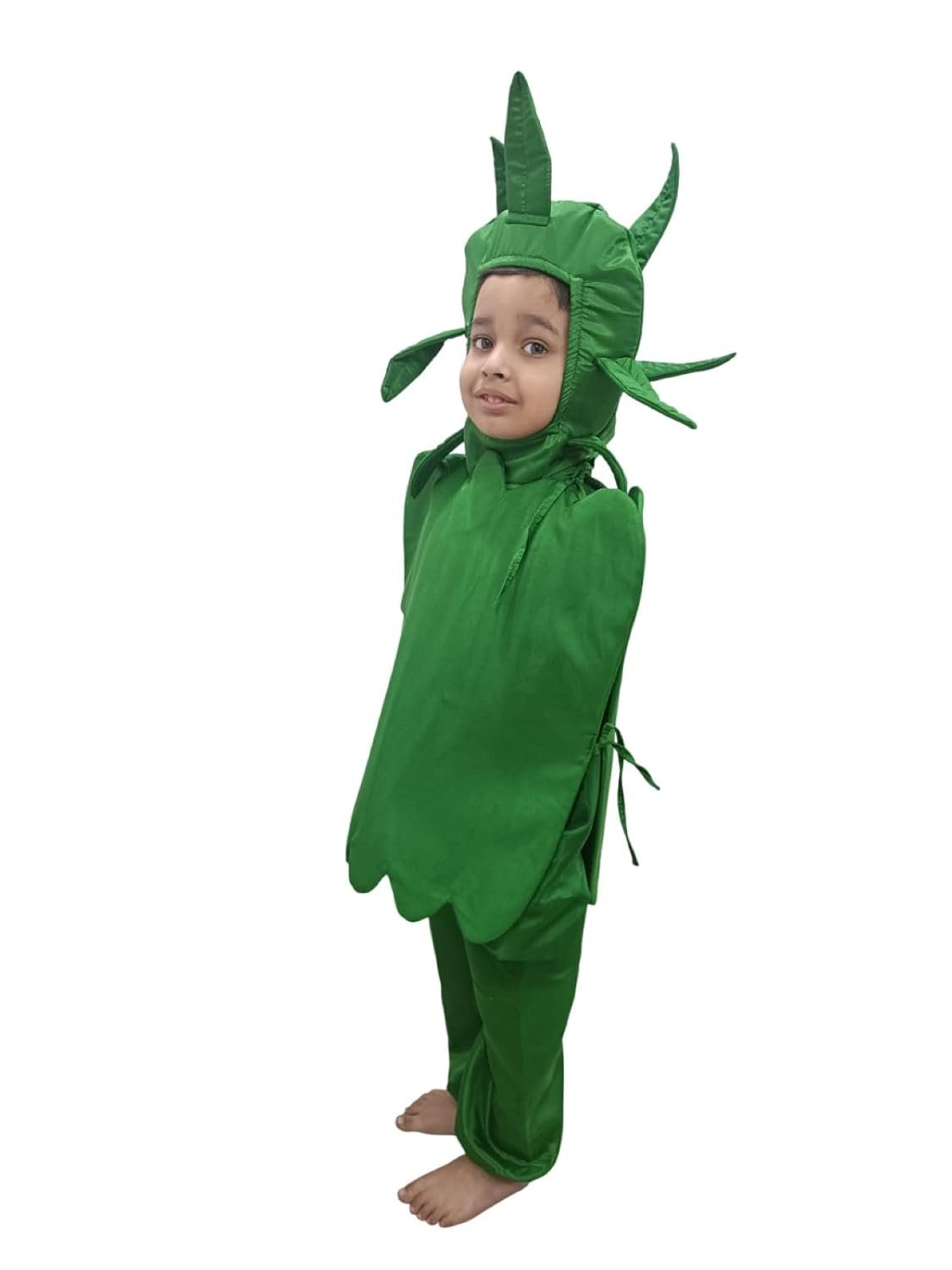 BookMyCostume Capsicum Bell Pepper Shimla Mirch Vegetable Kids Fancy Dress Costume - Image 4