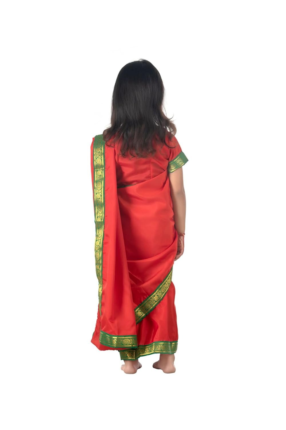 BookMyCostume Maiya Yashoda Janmashtami Kids Fancy Dress Costume for Girls 6-7 years - Image 3
