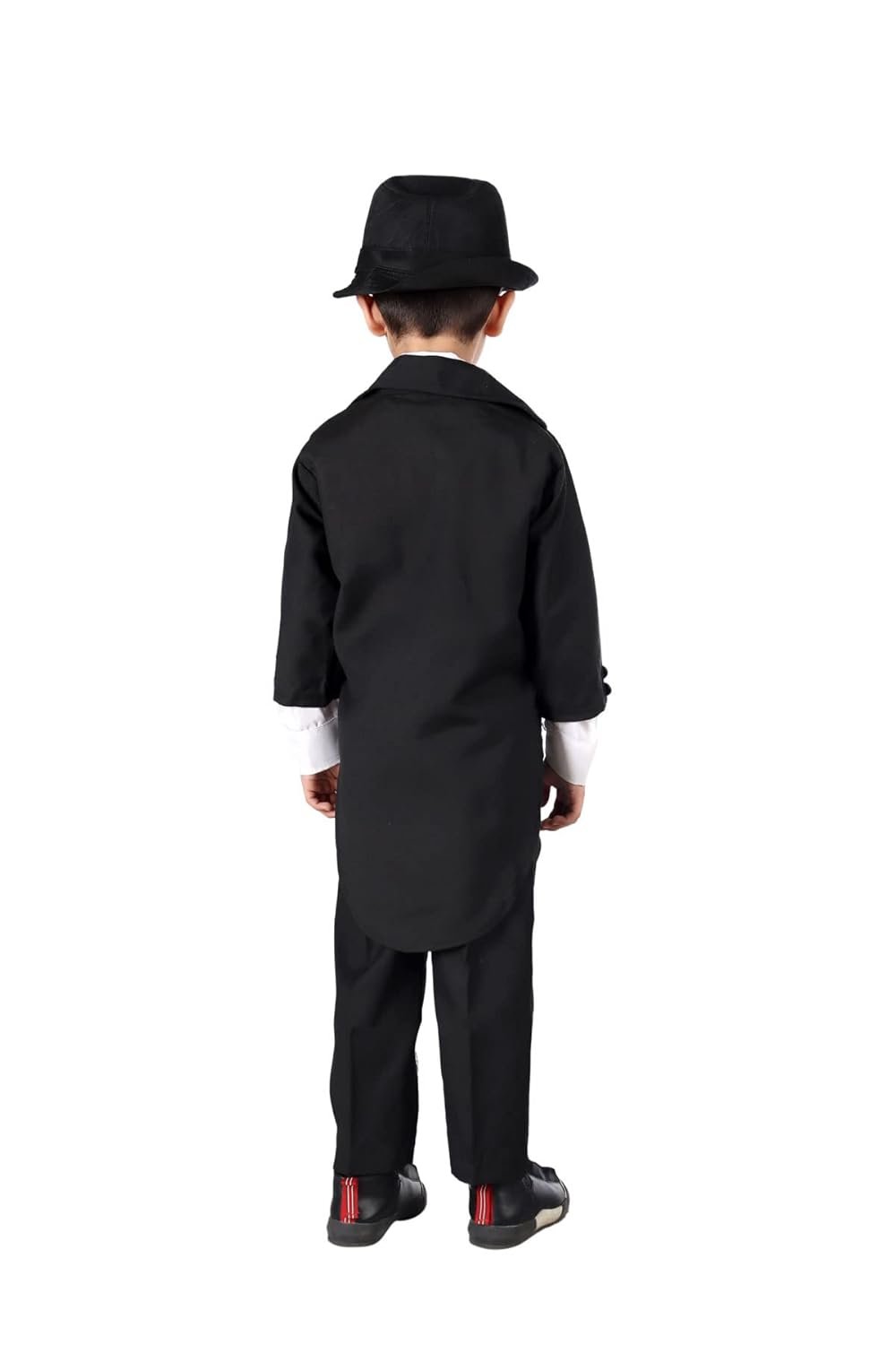 BookMyCostume Charlie Chaplin Famous Comic Character Kids Fancy Dress Costume | Without Stick 7-8 years - Image 3