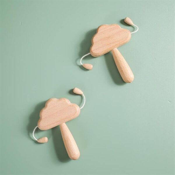 bnf® Wooden Baby Rattle Toy Small Montessori Toys for Girls Boys Toddlers Baby | Toys for Baby | Developmental Baby Toys - Image 5