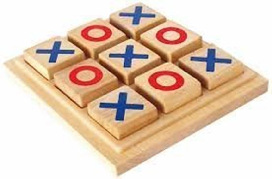 Classic Tic Tac Toe Toy Game Zero and Cross Game Wooden Tic Tac Toe Game,tic tac Toy XOXO Toys,Kid,Strategy Game