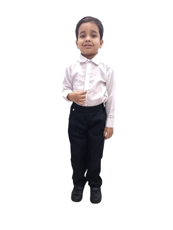BookMyCostume Black Pant and White Shirt Formal Party Combo Kids Fancy Dress Costume - Image 5