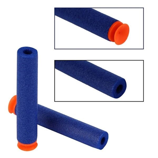 Toy Cloud Hot Fire Gun Bullet Soft Foam Dart for Nerf Gun Toy Refill Pack 100 Pcs Sticky Head Darts for Nerk N-Stike Elite Guns, Multicolor - Image 5