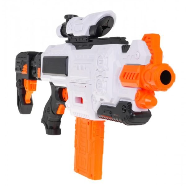 MiniExplorer Automatic Alfa Striker Electronic Machine Gun Dart Water Blaster with 20 Darts, Lens and Removable Stock Barrel Outdoor Toys for 8 Year Old Boys & Girls - Image 3