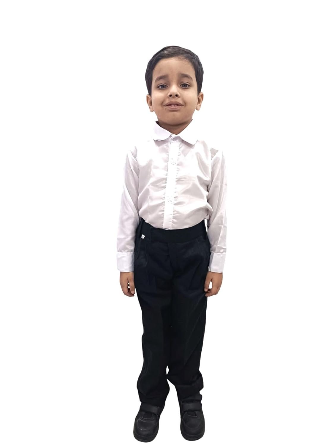 BookMyCostume Black Pant and White Shirt Formal Party Combo Kids Fancy Dress Costume - Image 6