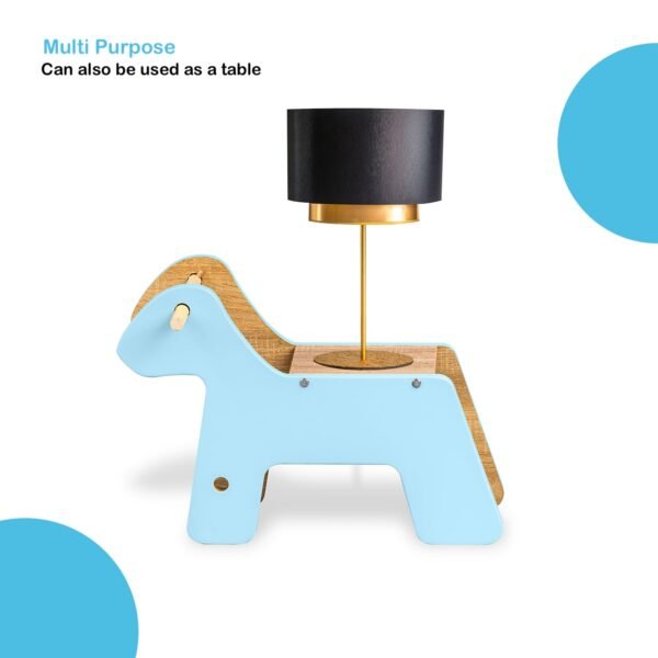 Rocking Horse, a Ride-on Toy for Kids Aged 1-5 Years (Blue) - Image 6