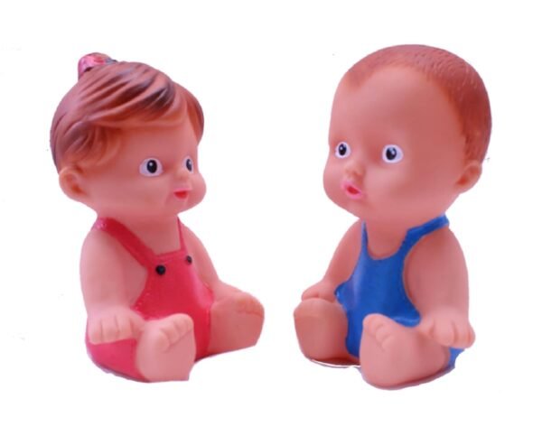 2 Pcs Baby Girl and Boy Soft Rubber Non-Toxic Chu Chu Squeeze Toys for Babies Kids Toddlers - Image 3