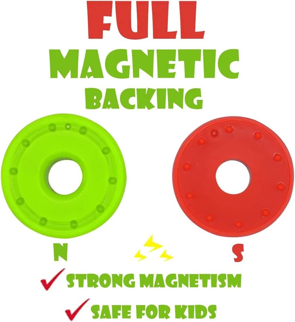 Kids Magnetic Maths Skill Learning Toy Numbers & Symbols Toy In Cylinder Shape,Kids Magnetic Building Blocks Brain Toys,Brain Intelligence Developing Kids Toy For 2-6 Years Old Kids-Multicolor - Image 4