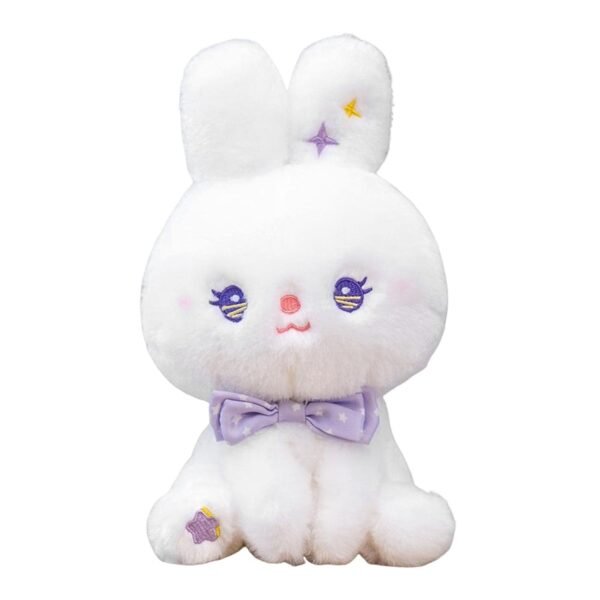 bnf® 22cm Cute Stuffed Rabbit Plush Cushion for Kids Children Birthday s Violet Baby | Toys for Baby | Plush Baby Toys - Image 4