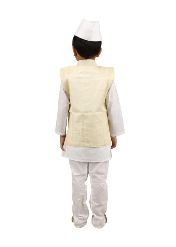 BookMyCostume Jawahar Lal Nehru Panditji Prime Minister Fancy Dress Costume 3-4 years - Image 3