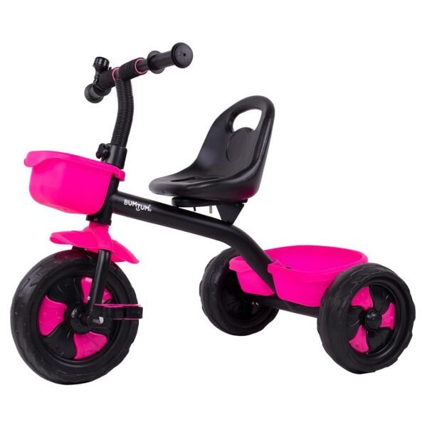 Bumtum Tricycle Ride | Play & Plug Cycle for Kids | 2-5 Years - Tricycles for Boy & Girl | Sturdy Designs with Storage Box, Horn and Guarded Seats, Heavy Wheels (Yellow, Pack of 1) - Image 6