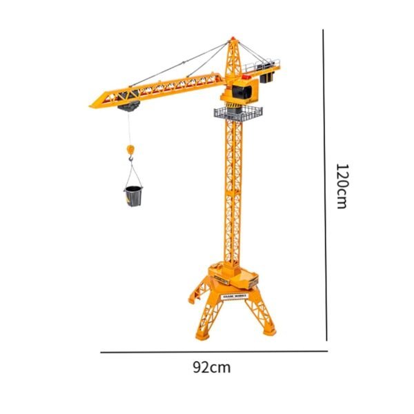 BNF® 1/36 Remote Control Tower Crane Movable Joints for Holiday Boys 4-7 Year Old|Toys & Hobbies | Diecast & Toy Vehicles | Cars, Trucks & Vans |1 Set RC Crane Toy - Image 3