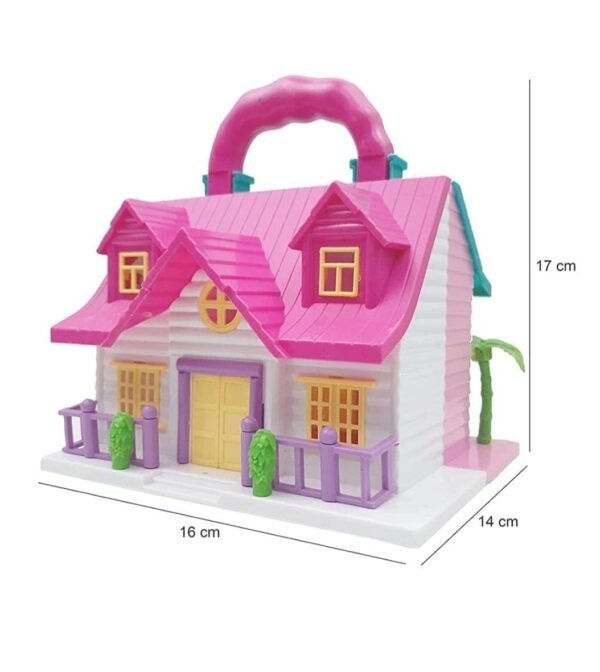 Funny Doll House | Play Set | Girls Doll House | Play Set with Accessories | Role Play Set|Age for 3-8 Years (Funny House) - Image 3