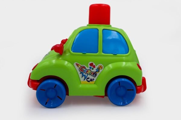 Push N Go Cartoon Car | Travel Toys | Birthday Gift | 1-6 Year | Realistic Design | Indoor Outdoor Play | Safe and Non-Toxic | Gift for Kids | Multicolour - Image 5