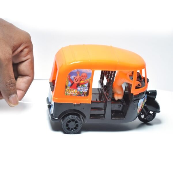 Arb Toys Pull Back Plastic Auto Rickshaw Model Toy - Perfect For Playtime Adventures, Ideal Toy For Boys & Girls 2 Years Above (Pack Of 1) Color May Vary (Black) - Kids - Image 2