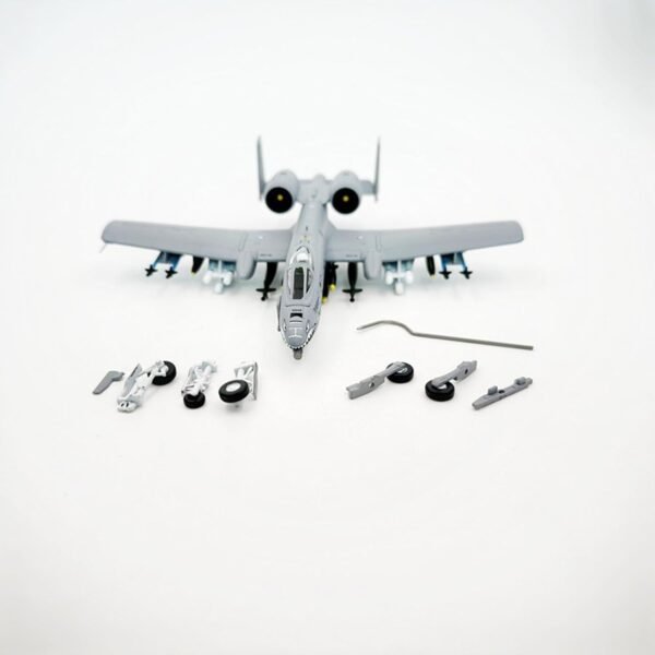 Toy 1/100 Scale A-10A Plane Model Toy Kids Toy Aircraft for Shelf Office Desktop - Image 3