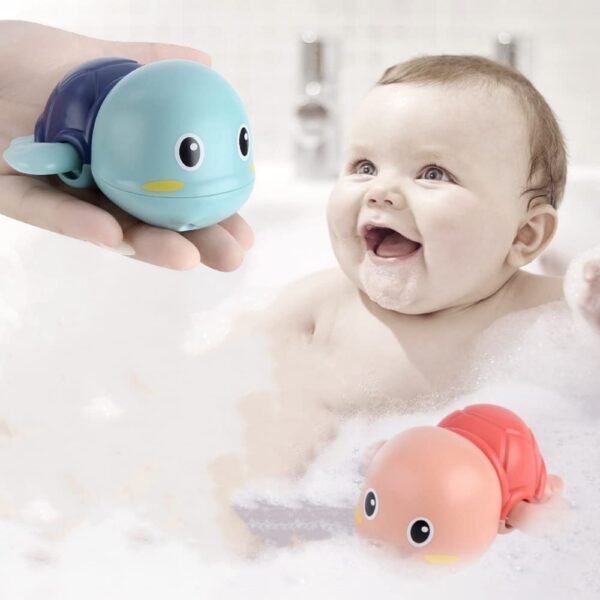 2 PCS Bath Toys Water Toys for Kids Bath Cute Swimming Bath Toys for Toddlers 1-3 Year Boy Girl (Random Color) - Image 3
