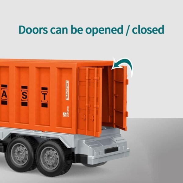 Toy Truck Diecast Alloy Logistic Transportation Truck for Kids 2 Year Above Friction Powered Miniature Toy for Kids - Image 5