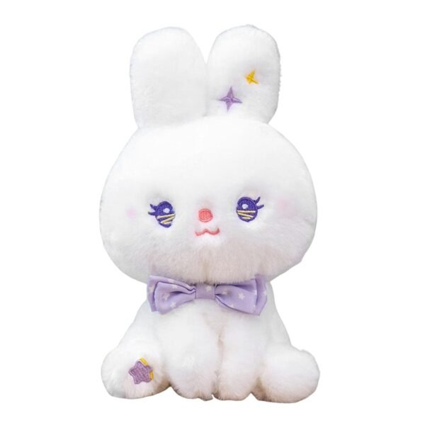 bnf® 22cm Cute Stuffed Rabbit Plush Cushion for Kids Children Birthday s Violet Baby | Toys for Baby | Plush Baby Toys - Image 5