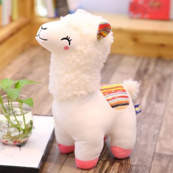 bnf® Cute Alpaca Plush Toy Stuffed Animal for Office Decor for Kids Adults White 25cm Baby | Toys for Baby | Plush Baby Toys