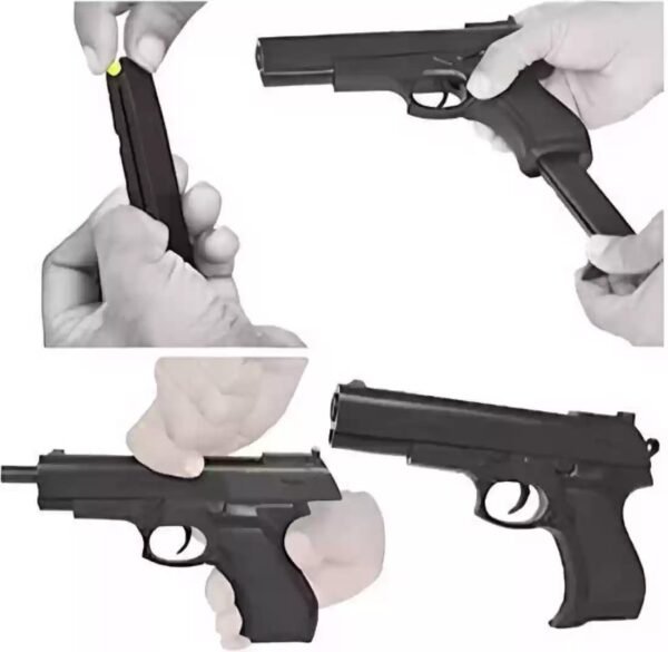 S & H Toy Mouser Gun | Free 8+ Reusable BB Bullets | Complete Mouser Air Pistol | Revolver Gun | Toy with Magazine | Shooting & Hand for Kids | Kids - Image 2
