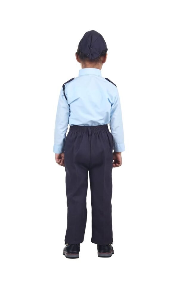 BookMyCostume Indian Air Force Defense Pilot Uniform Kids Fancy Dress Costume - Blue 3-4 years - Image 3
